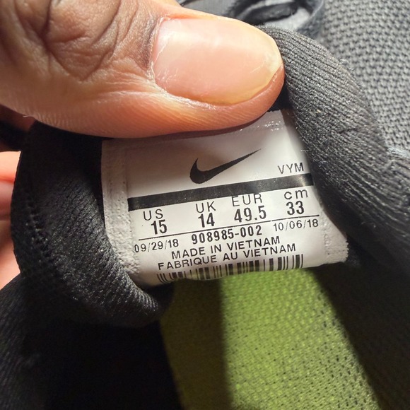 Nike Flex Experience RN 7 Mens Running Shoes Black 908985-002 Size 15 Big Tall - Picture 6 of 7